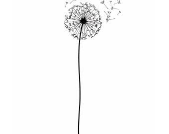 340x270 Dandelion Vector Etsy
