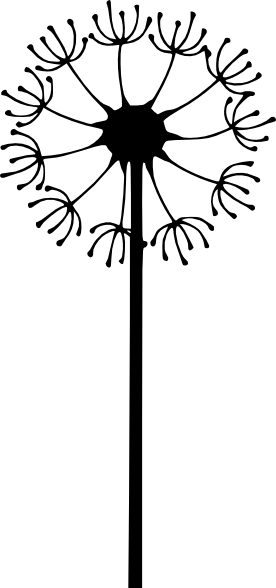 276x588 Dandelions Clip Art