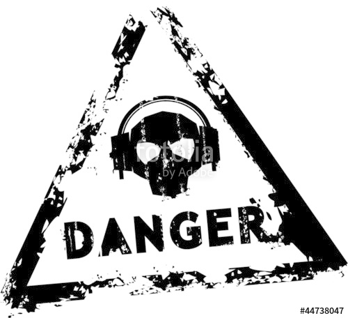 500x456 Danger Sound Vector Rubber Stamp Stock Image And Royalty Free