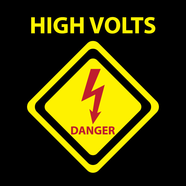646x646 Hi Volt Danger Sign Vector Vector Art Amp Graphics
