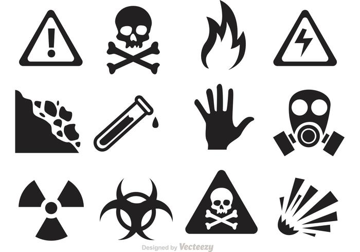 700x490 Danger And Warning Icon Vectors