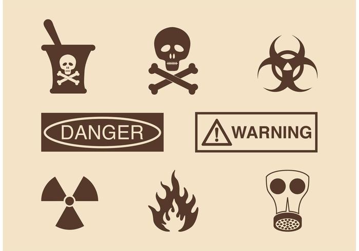 700x490 Danger And Warning Vector Icons