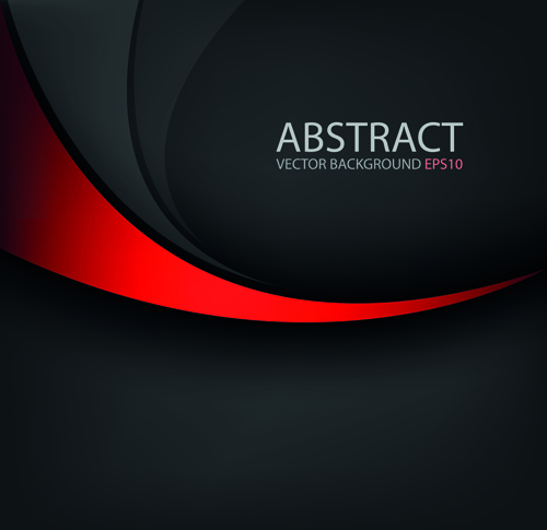 500x485 Colored Wave With Black Background Vector Free Vector In