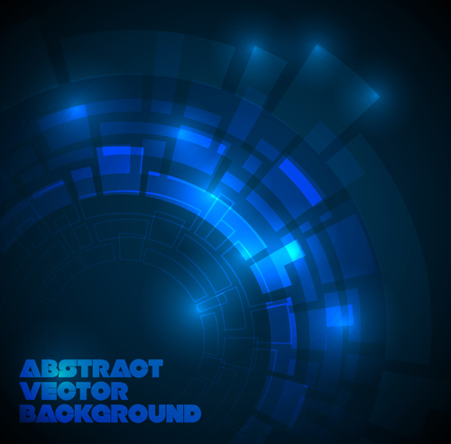 500x493 Concept Dark Blue Technical Vector Background 04 Free Download