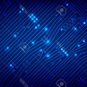 300x300 Abstract Blue Line Design On Dark Background Vector Shopatcloth