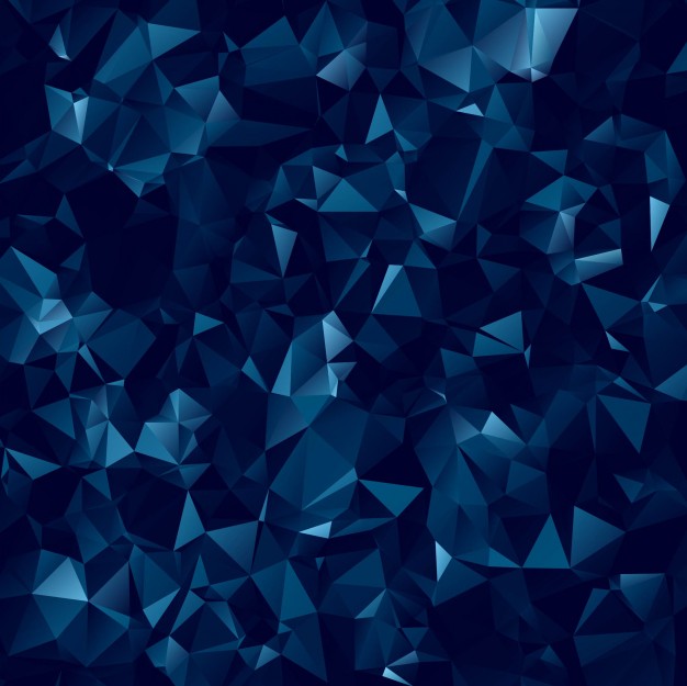 626x625 Abstract Dark Blue Polygonal Background Vector Free Download