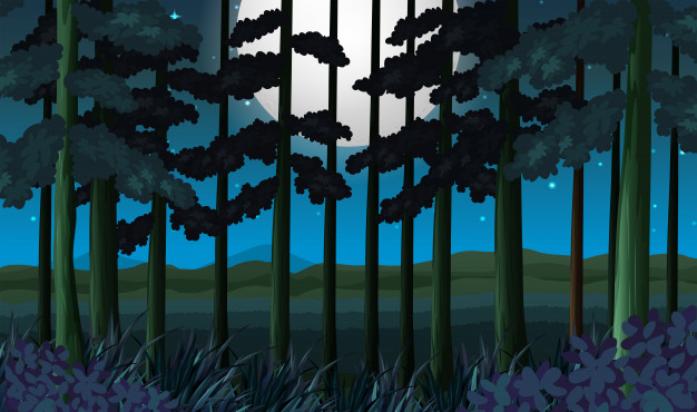 Dark Forest Vector at GetDrawings | Free download