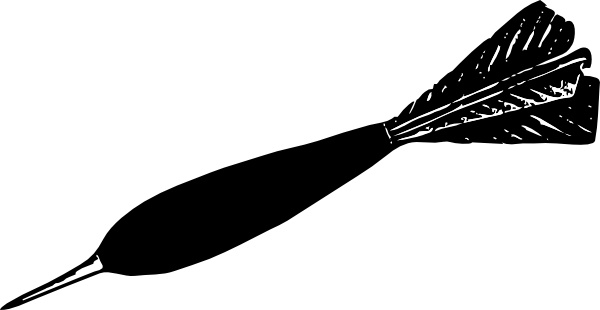 600x310 Dart Clip Art Free Vector In Open Office Drawing Svg ( .svg