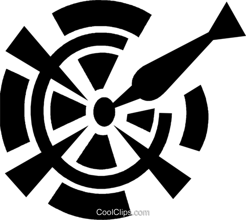 480x429 Dartboard And Dart Royalty Free Vector Clip Art Illustration