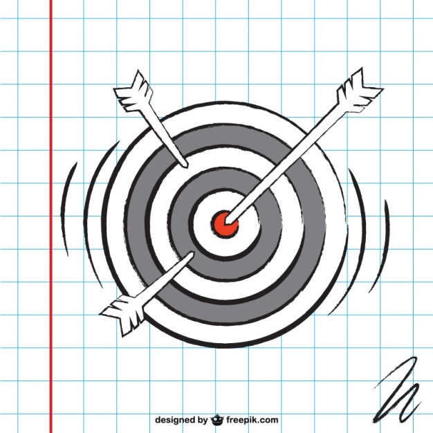 626x626 Dartboard Sketch Vector Vector Free Download