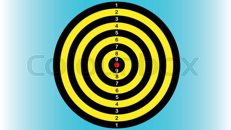 800x451 Darts. Dartboard. Vector Illustration Stock Vector Colourbox