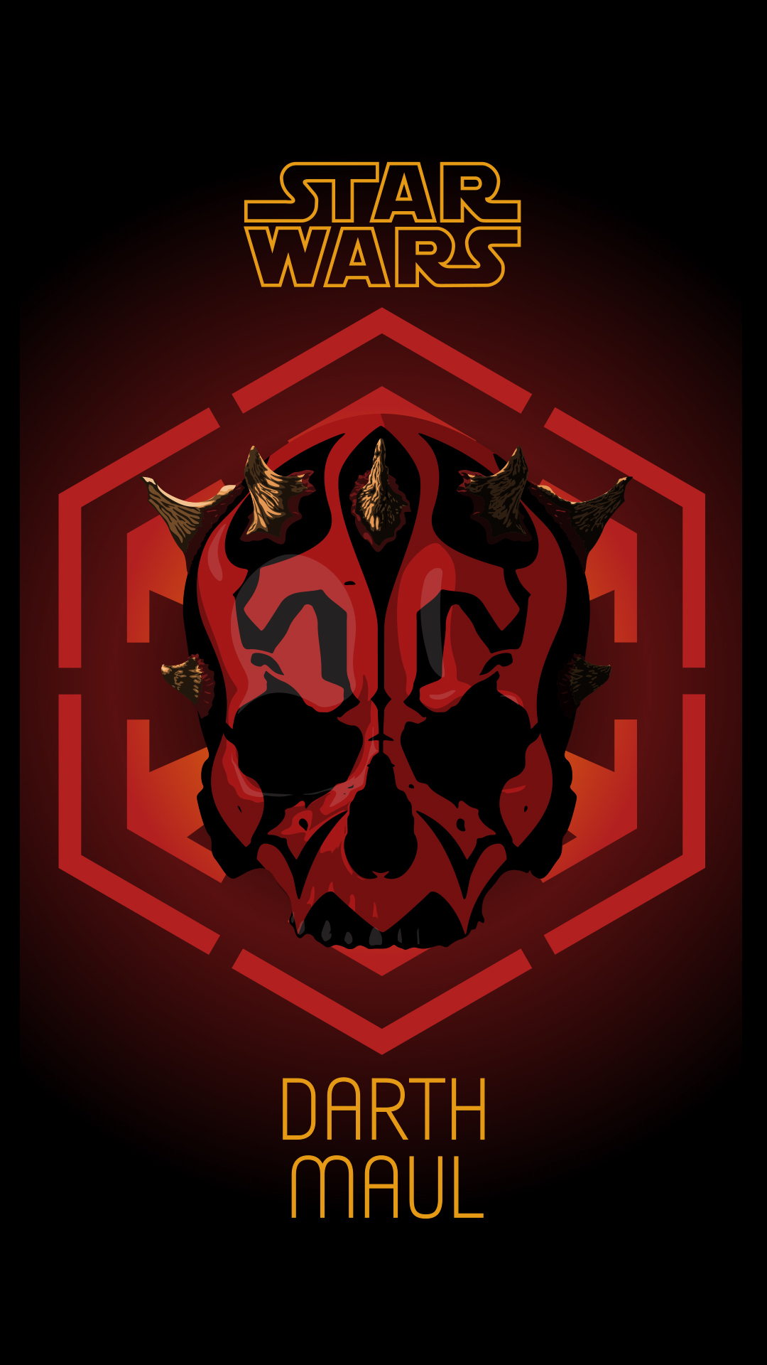 1080x1920 Star Wars Darth Maul Vector Screensaver On Behance