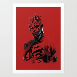 264x264 Darth Maul Art Prints Society6