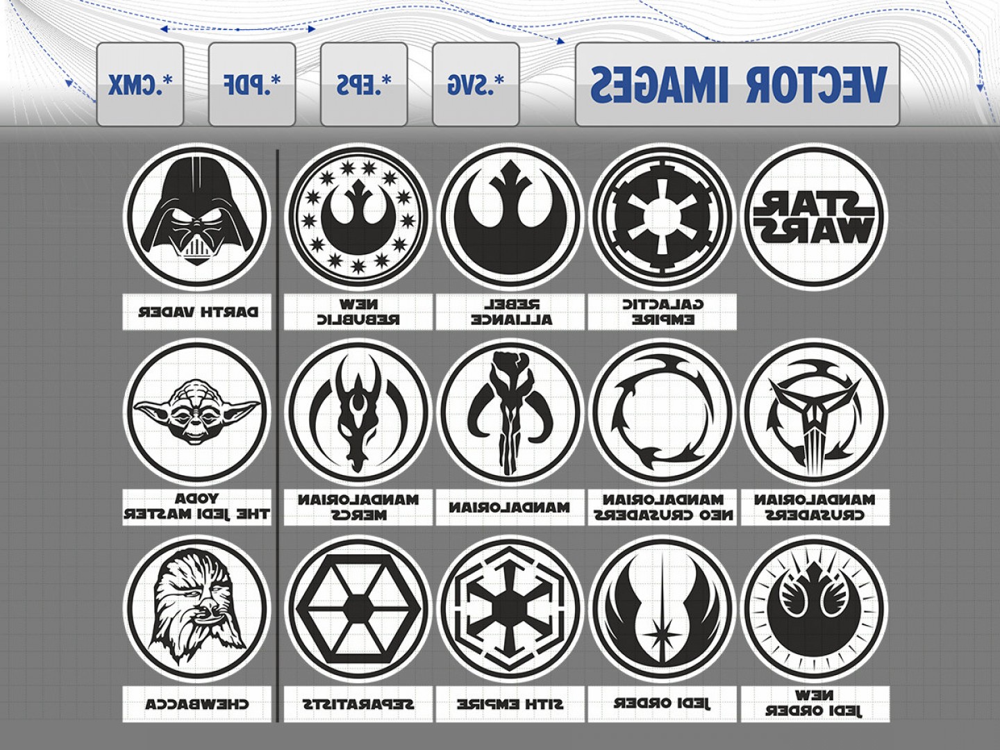 1440x1080 Star Wars Symbols And Logo Darth Vader Shopatcloth