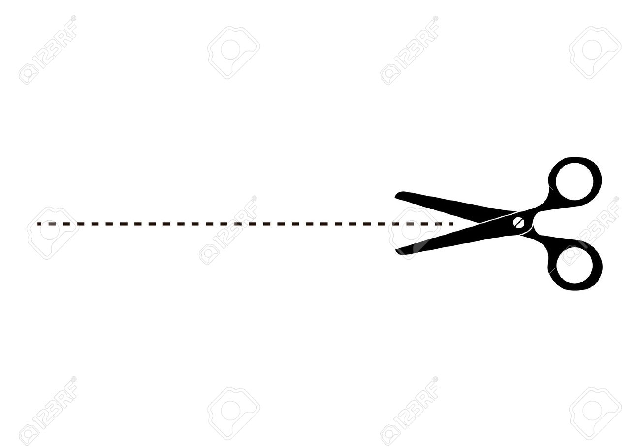 1300x909 Collection Of Scissors Clipart Dotted Line High Quality