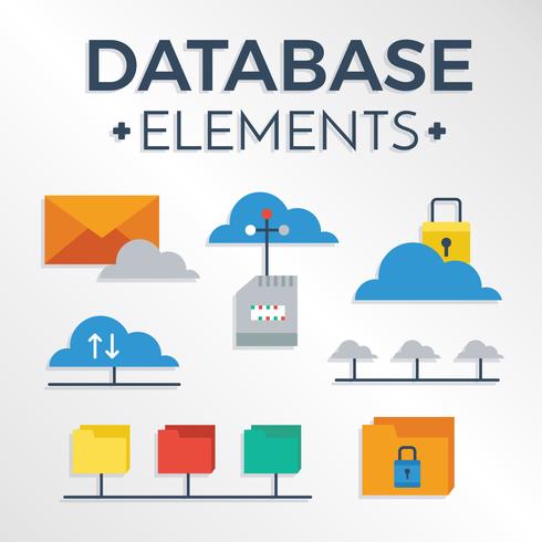 490x490 Free Database Elements Vector