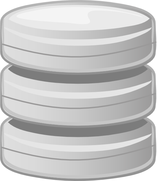 516x595 Database, Base De Donn E Clip Art Free Vector 4vector