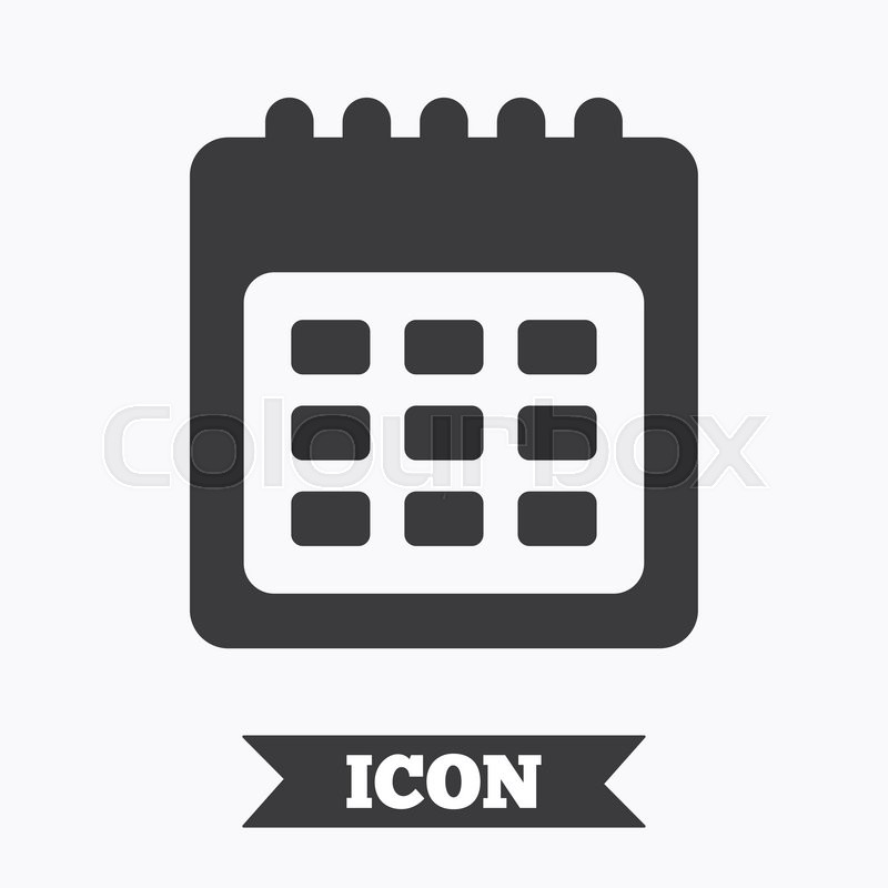 800x800 Calendar Sign Icon. Date Or Event Reminder Symbol. Graphic Design