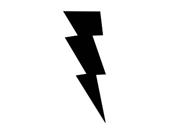 340x270 Lightning Bolt Svg Etsy