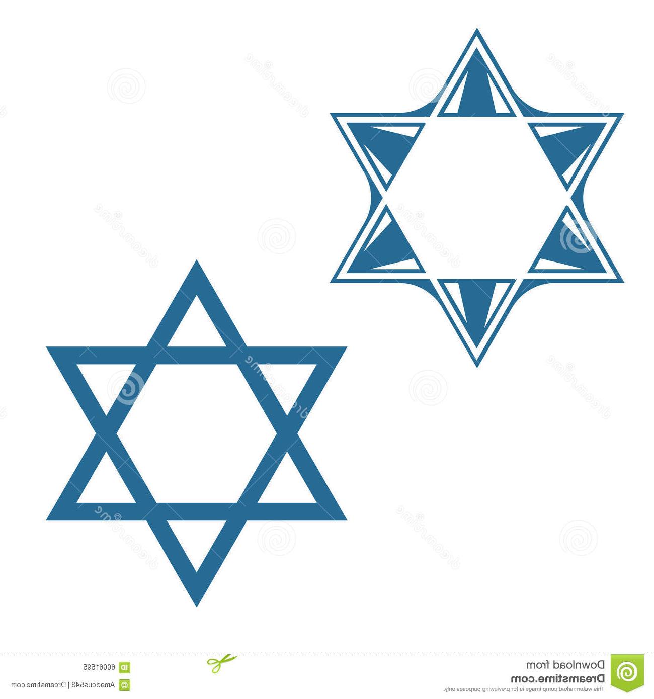 1300x1390 Unique David Star Jewish Vector Symbol Design Drawing