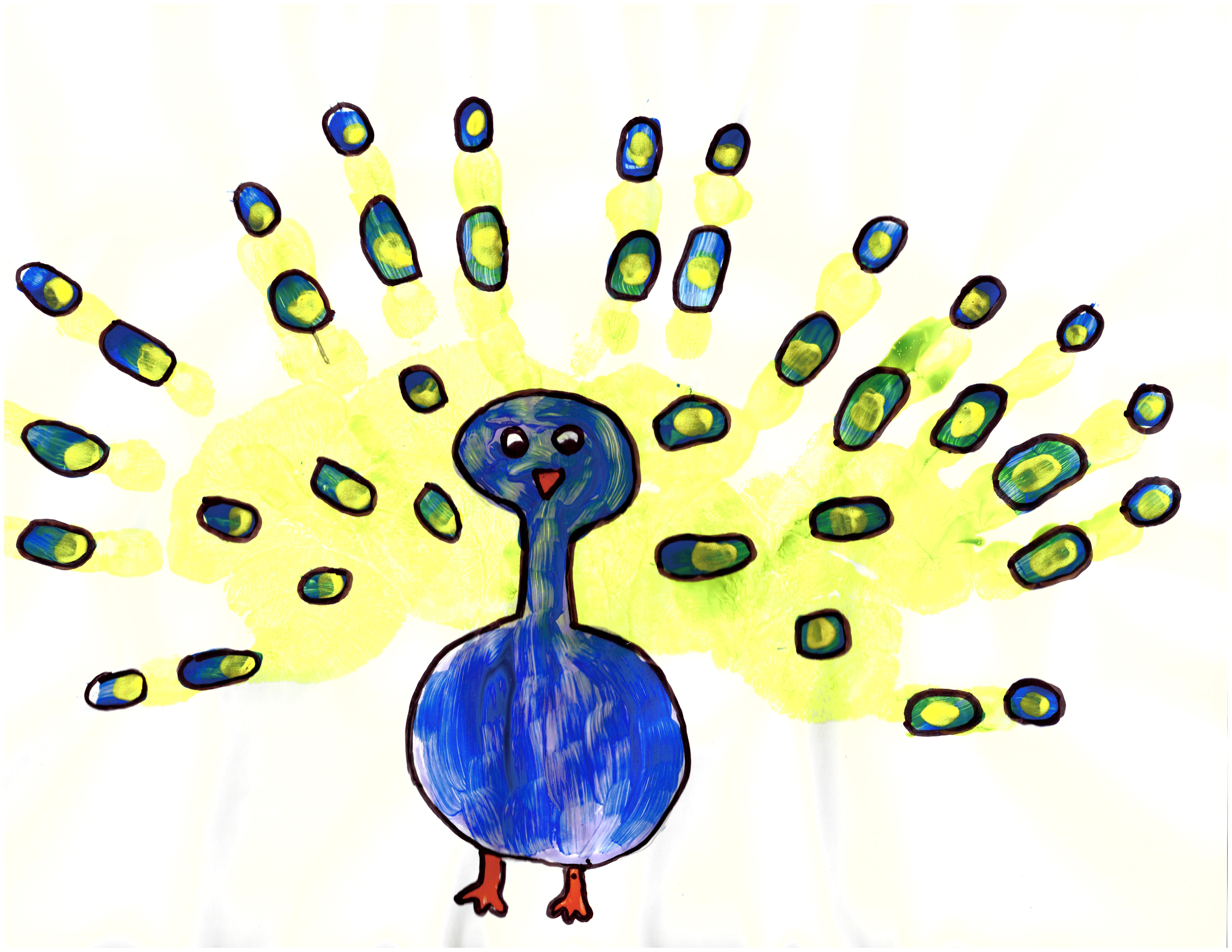 6600x5100 Handprint Clipart Childcare