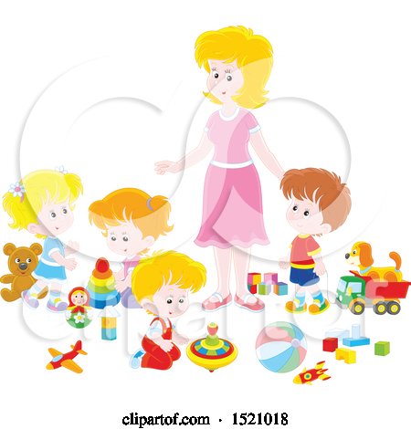 450x470 Royalty Free (Rf) Daycare Clipart, Illustrations, Vector Graphics