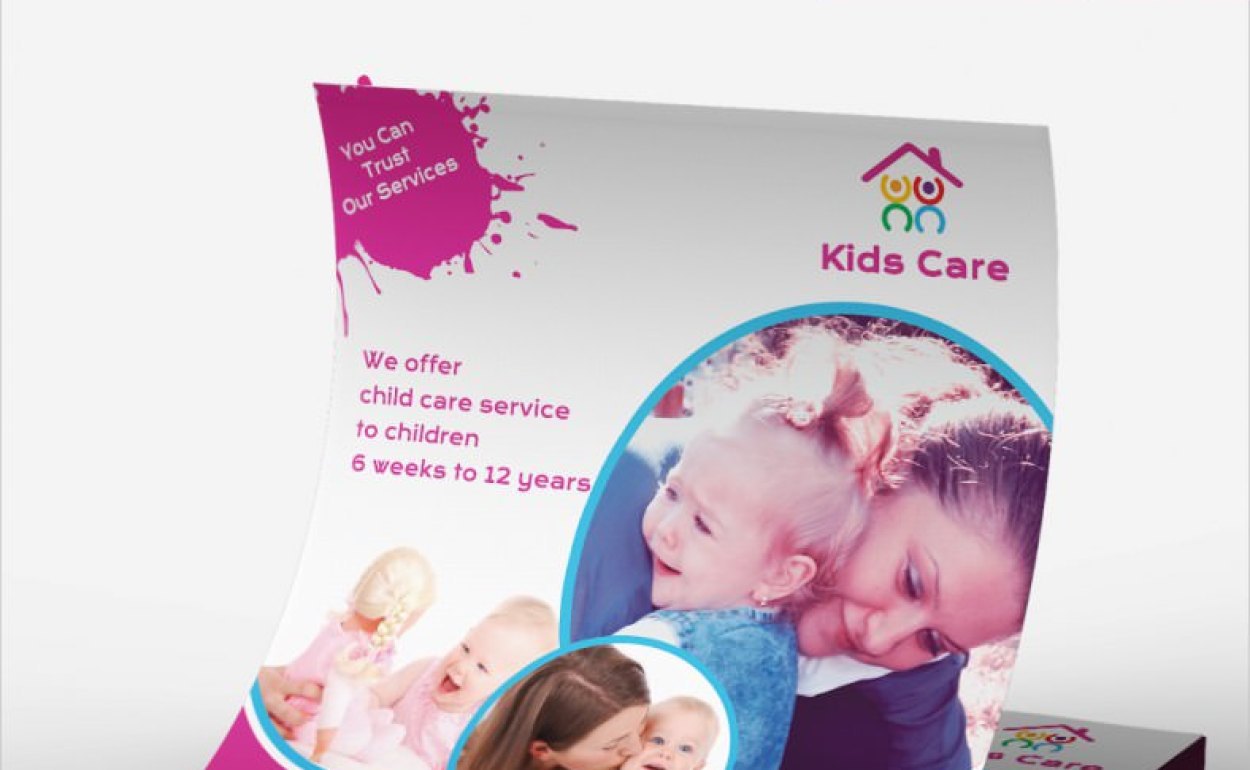 1250x770 Document Template Vector Care Child Daycare Format Eps Free