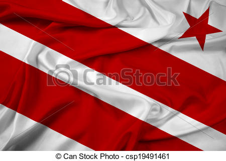 450x320 Waving Washington Dc Flag Stock Illustration