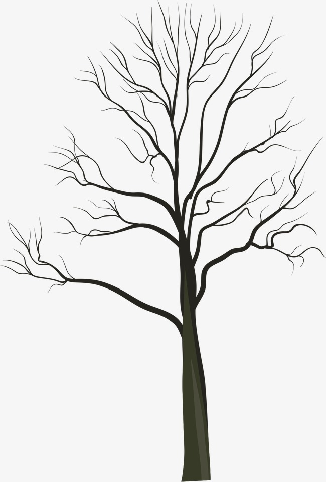 650x959 Hand Drawn Dead Tree, Hand Vector, Tree Vector, Vector Png And
