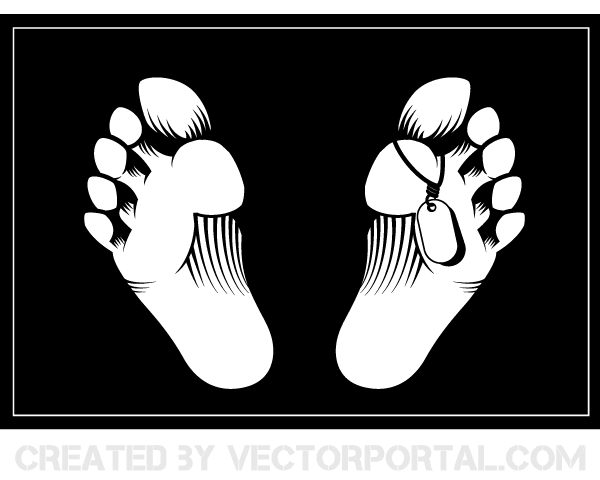 600x480 Dead Man Feet Vector Download Free Vector Art Free Vectors