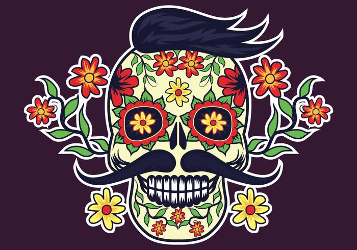 700x490 Day Of The Dead Vector Illustration