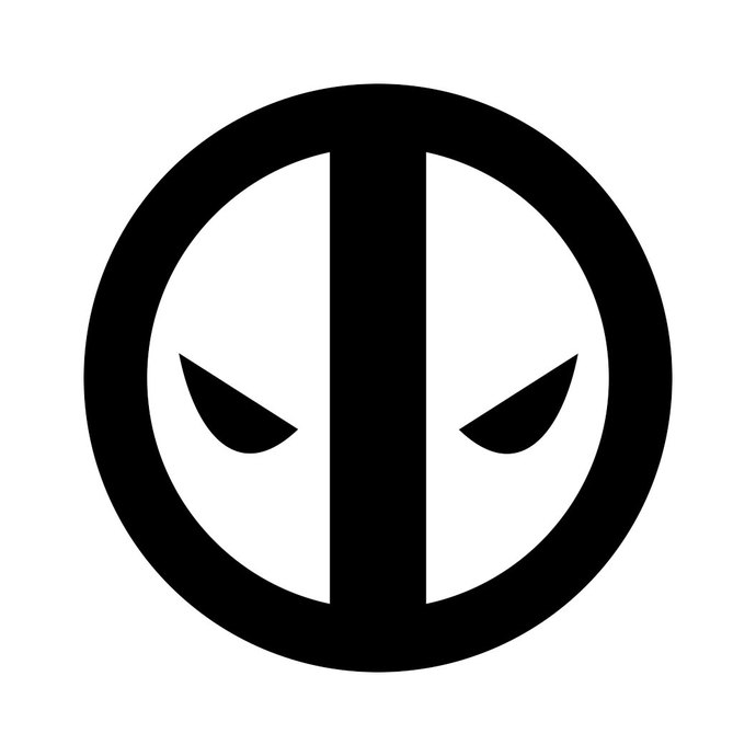 690x690 Deadpool Logo Emblem Graphics Design Svg Dxf By Vectordesign On Zibbet