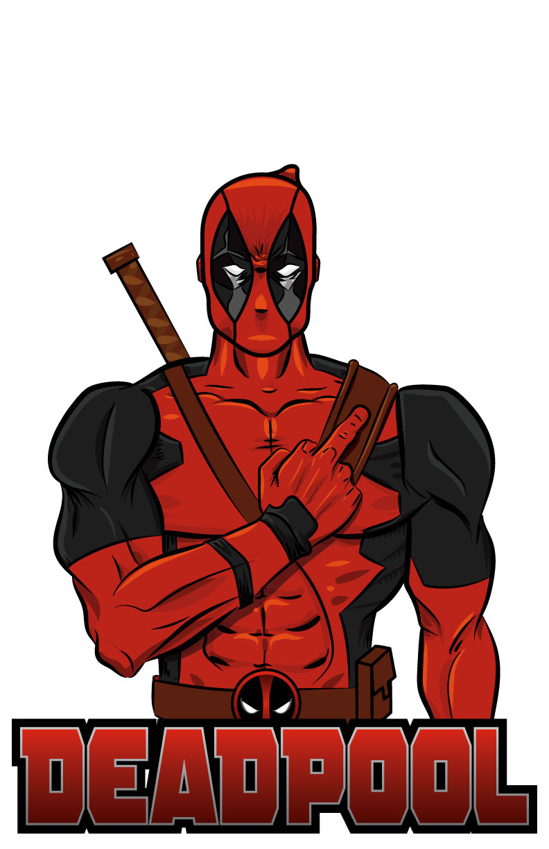 792x1224 Deadpool Vector Art On Behance