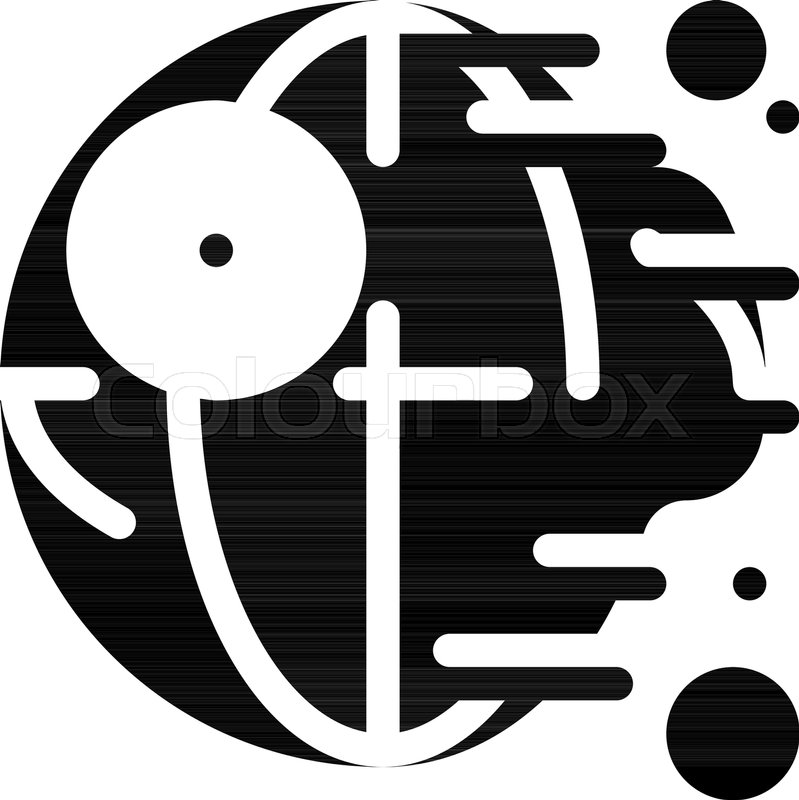 799x800 Death Star Exploded Stock Vector Colourbox