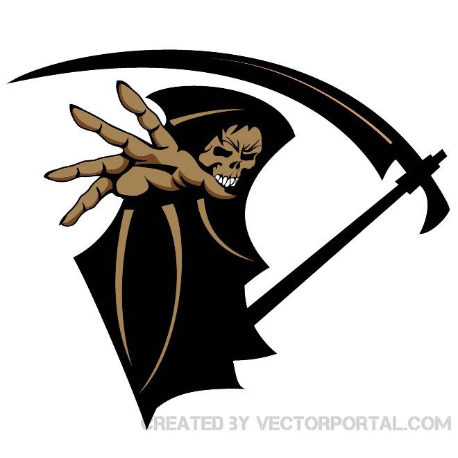 660x660 Hand Of Death Vector Image