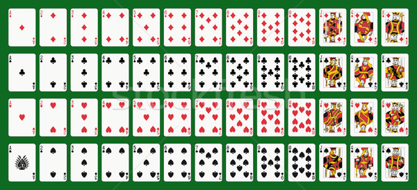 600x274 Poker Playing Cards, Full Deck Vector Illustration Francesco