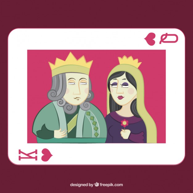 626x626 Card Deck With King And Queen Vector Free Download