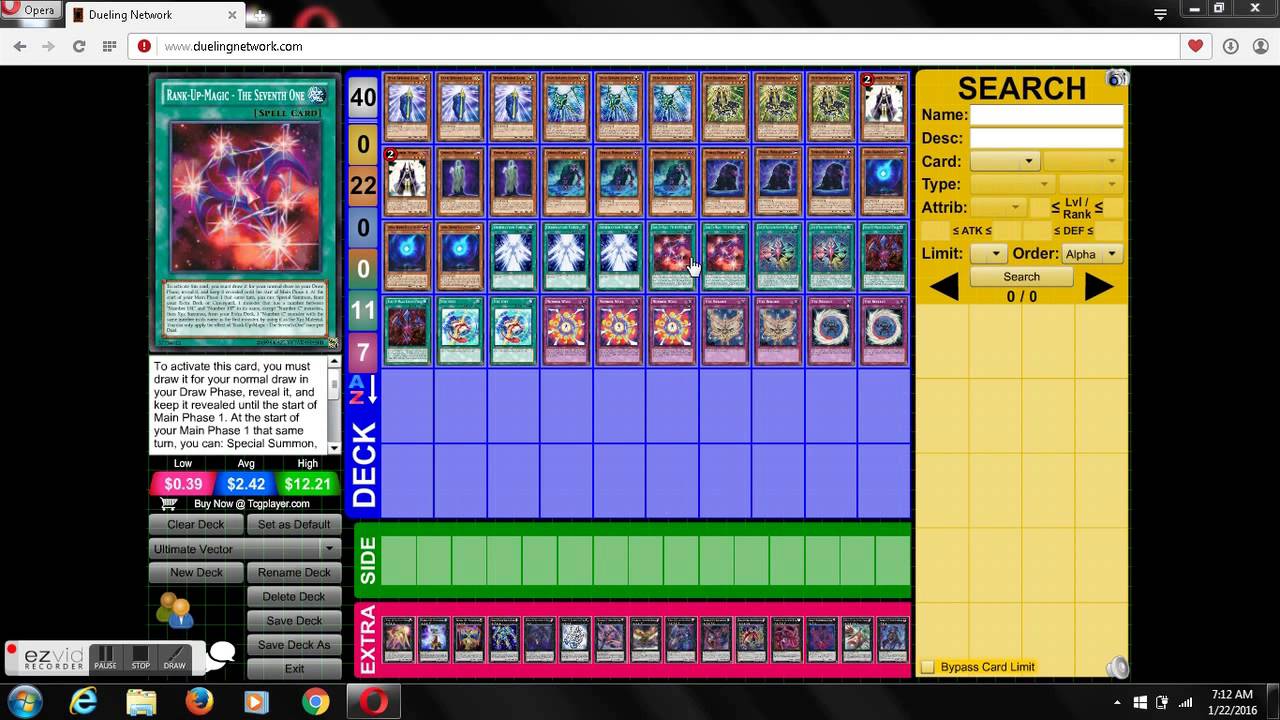 1280x720 Competitive Vector Deck Profile