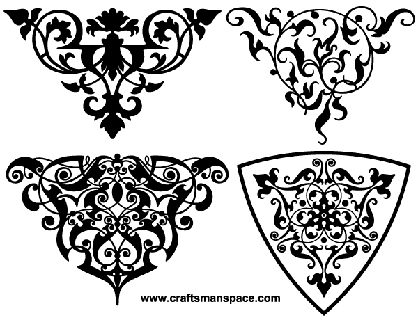 600x460 Free Vector Decorative Ornamental Vignettes Free Psd Files