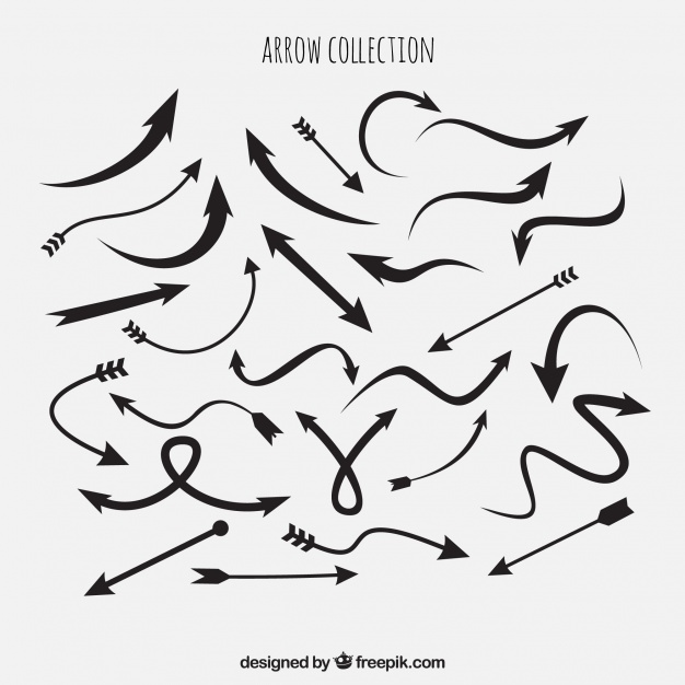 626x626 Pack Of Decorative Arrows Vector Free Download
