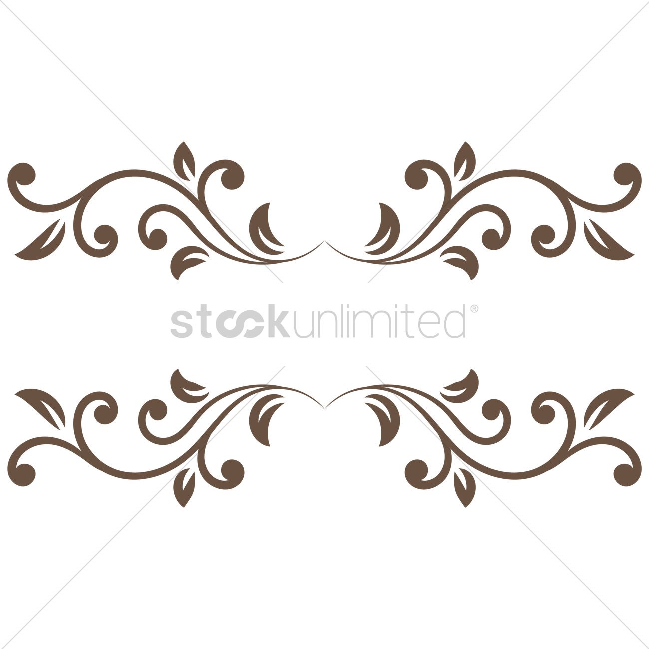 1300x1300 Decorative Frame Border Vector Image