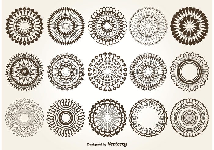 700x490 Decorative Vector Circles