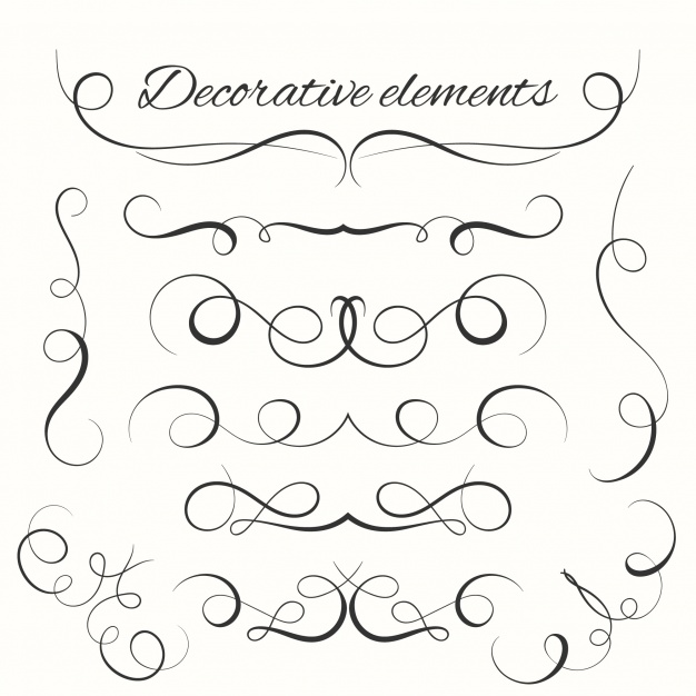 626x626 Hand Drawn Decorative Elements Vector Free Download