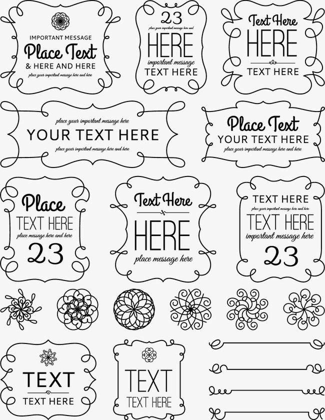 650x840 Border Design Pattern Vector Material, Certificates Pattern