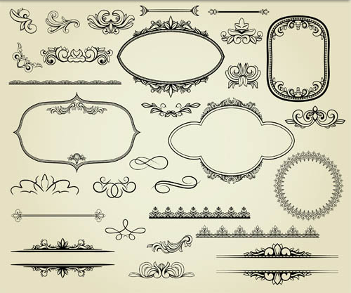 500x417 Decorative Frames Vector 5 Ai Format Free Vector Download