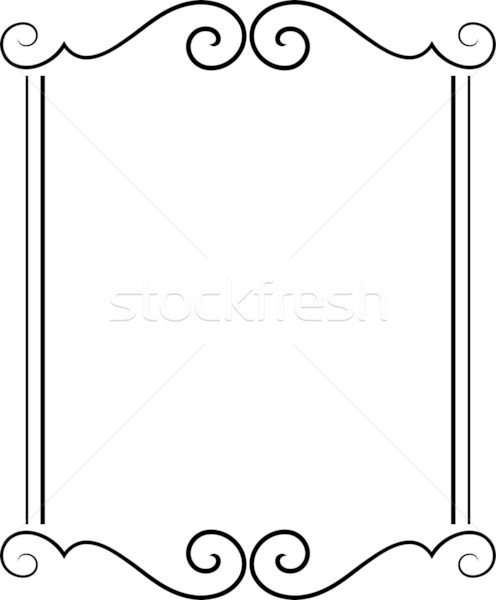 496x600 Vector Decorative Frame Vector Illustration Mr Vector ( 535574