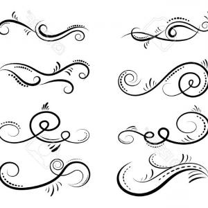 300x300 Stock Vector Decorative Scroll Banner Vector Arenawp