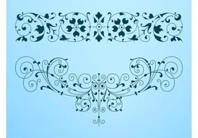 286x200 Decorative Swirls Free Vector Art