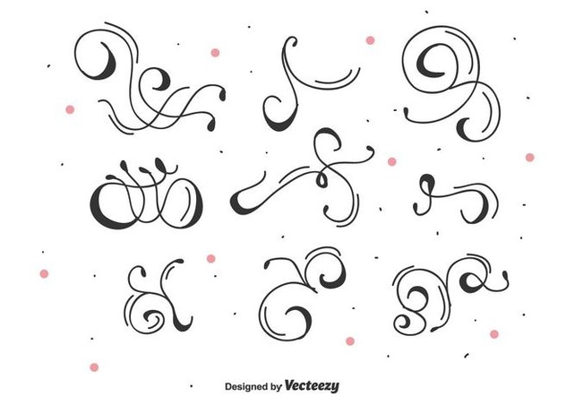 632x443 Decorative Vector Swirls Free Vector Download 446383 Cannypic