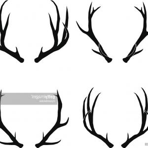 300x300 Hand Drawn Deer Antlers Vector Arenawp